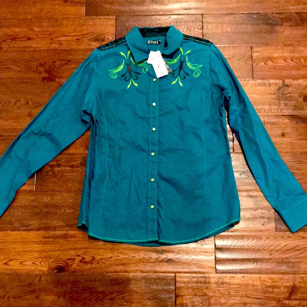 COPY - Cruel Girl long sleeve button up
